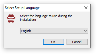 Step 2. Select the language