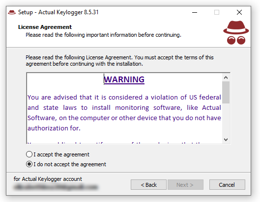 Step 4. License Agreement